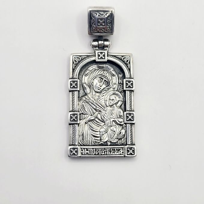 Срібна ікона "Богородиця" 19359